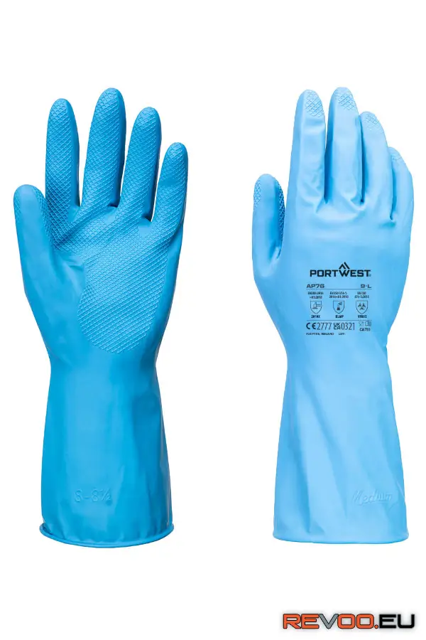 FD Chemical B latex könnyű kesztyű (12 pár)   Portwest AP76