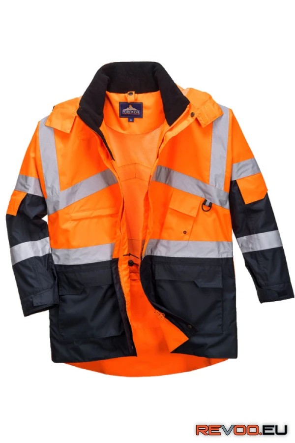 Hi-Vis kéttónusú lélegző kabát   Portwest S760