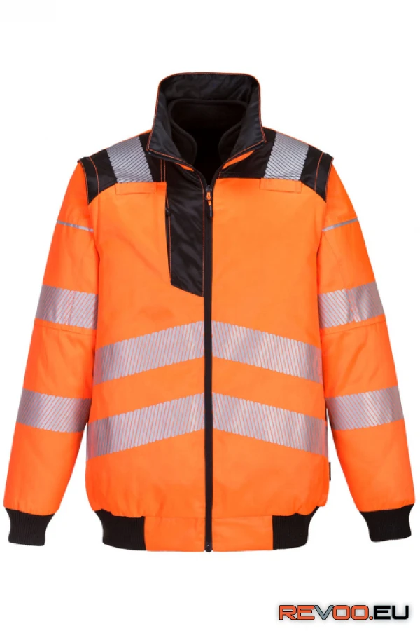 PW3 Hi-Vis 3-in-1 pilóta kabát   Portwest PW302