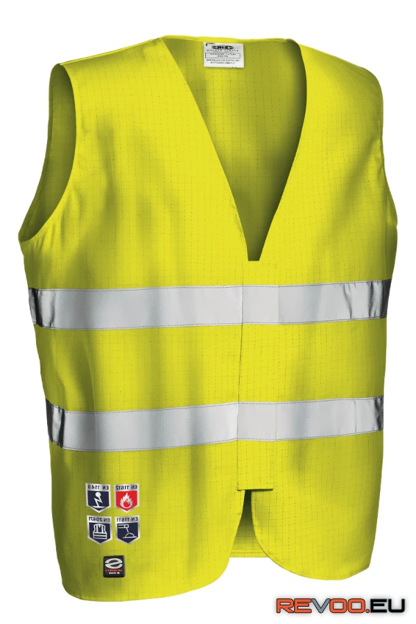 Supertech jól láthatósági mellény   Sir Safety System SSY-MC3538E1-XL